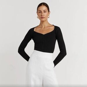 NWT DISSH JANIE SWEETHEART KNIT